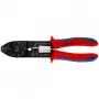 Ferramenta de cravar Knipex 97 21 215 B preto, azul, vermelho