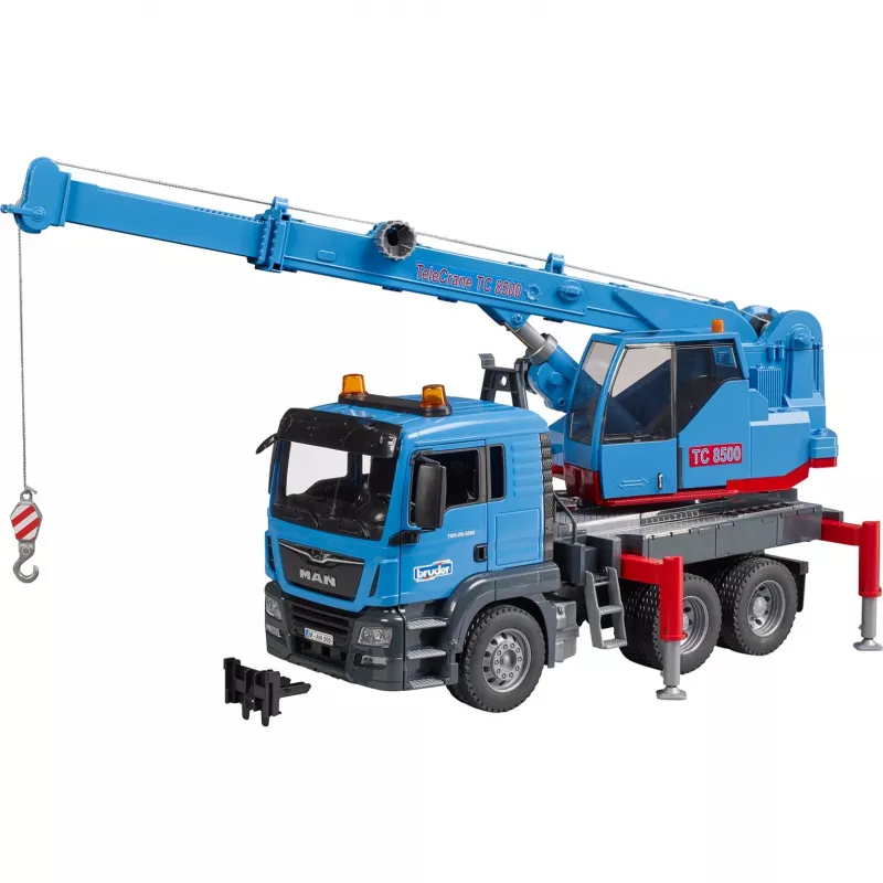 BRUDER MAN TGS Camião grua Azul ABS 03771