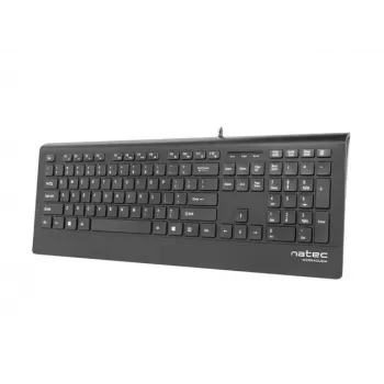 Natec Barracuda - teclado - US - preto - teclado - inglês US - preto