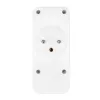 Power Splitter MACLEAN MCE248 F/W — 3 tomadas AC (1×16A, 2×6A) + 4×USB (2×A, 2×C PD 20W), ficha EU, branco