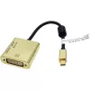 Adaptador de cabo de vídeo ROLINE 12.03.3176 Mini DisplayPort para DVI-D 0,1 m