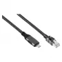 Good Connections Cabo Ethernet USB-C RJ45, antracite, 1,0 m