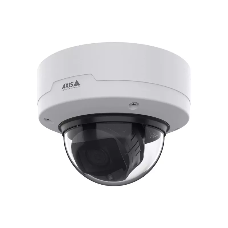 Câmara dome IP Axis P3277-LV, 5 MP, ângulo de visão horizontal de 104°, CMOS, IV até 40 m, para interior e exterior, montagem em teto/parede, antivandalismo, dia/noite