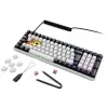 SKILLER SGK50 S2, teclado gaming branco, layout DE, Gateron Red