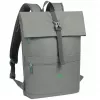 Mochila urbana Rivacase Gremio cinzento poliéster rPET 280x135x430mm
