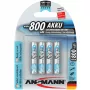 1x4 pilha recarregável Ansmann maxE NiMH Micro AAA 800 mAh 5035042