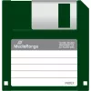 Disquetes MediaRange MR200 de 3,5 polegadas 1,44 MB, 10 unidades, pretos
