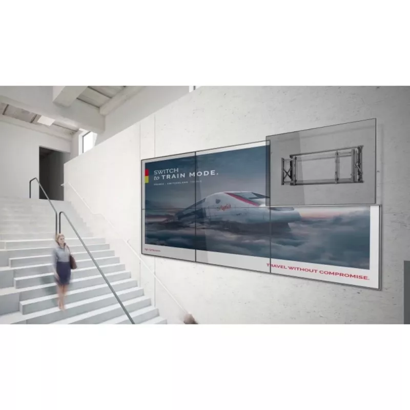 Suporte para parede de videowall MACLEAN MC-845 VESA 600x400mm suporte para ecrãs