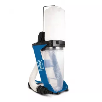 Aspirador de sólidos Scheppach DC500 — 75 L, 550 W, 1150 m³/h, mangueira 2 m, diâmetro 10 cm