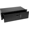 Gaveta para rack Omnitronic SN-3 3U com fechadura — gaveta de 3U para montagem em rack da Omnitronic