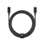 Cabo USB Native Union Belt USB 2.0 Type-C para Type-C 2,4 m Preto