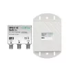 axing SPU 21-02 - combinador de cabos - 47 - 2200 MHz - cinzento - prateado - 120 mm - 30 mm - 70 mm
