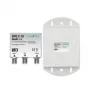 axing SPU 21-02 - combinador de cabos - 47 - 2200 MHz - cinzento - prateado - 120 mm - 30 mm - 70 mm