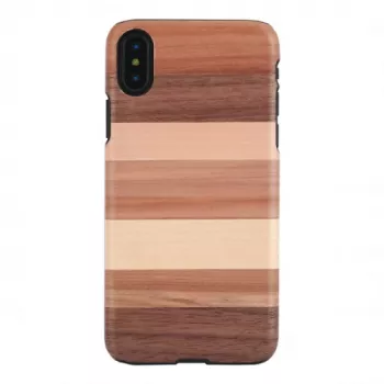 Capa para smartphone man and wood para iPhone X/XS — capa de proteção preta