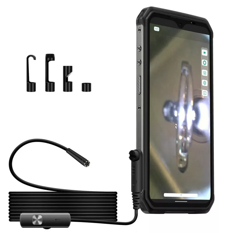 Ulefone uSmart UF-EC câmara endoscópica para smartphones, Preto