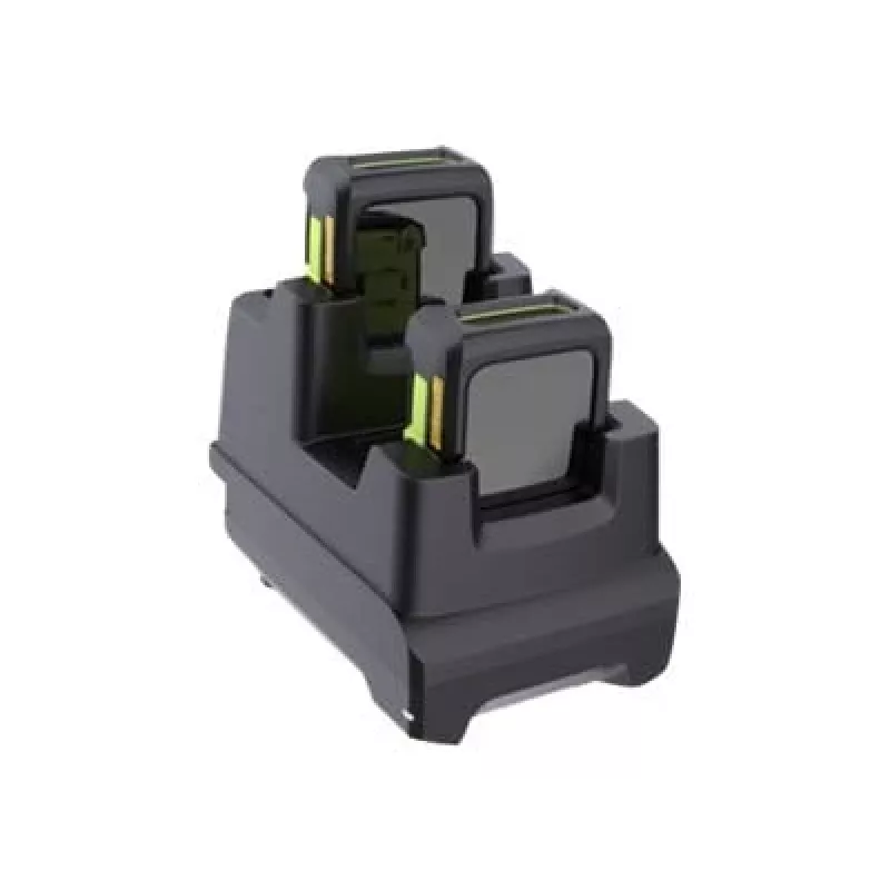 Carregador móvel para dispositivo Zebra CRD-WS5X-2SCV-01 para leitor de códigos de barras, preto, AC, interior