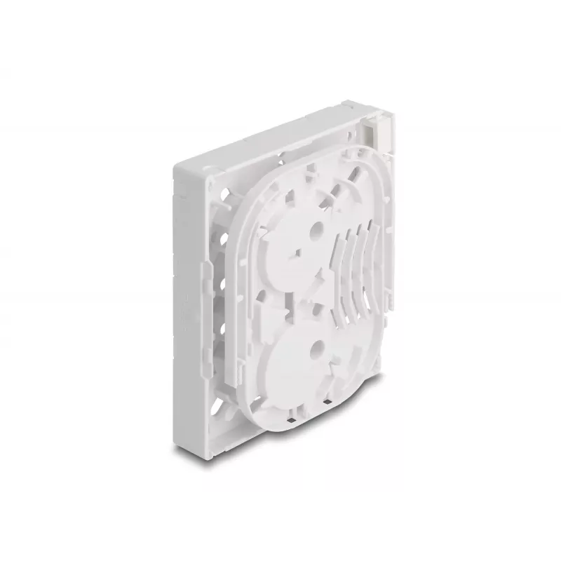 Caixa de ligação de fibra ótica DeLOCK FTTH montagem na parede 4 x SC Simplex LC Duplex branco