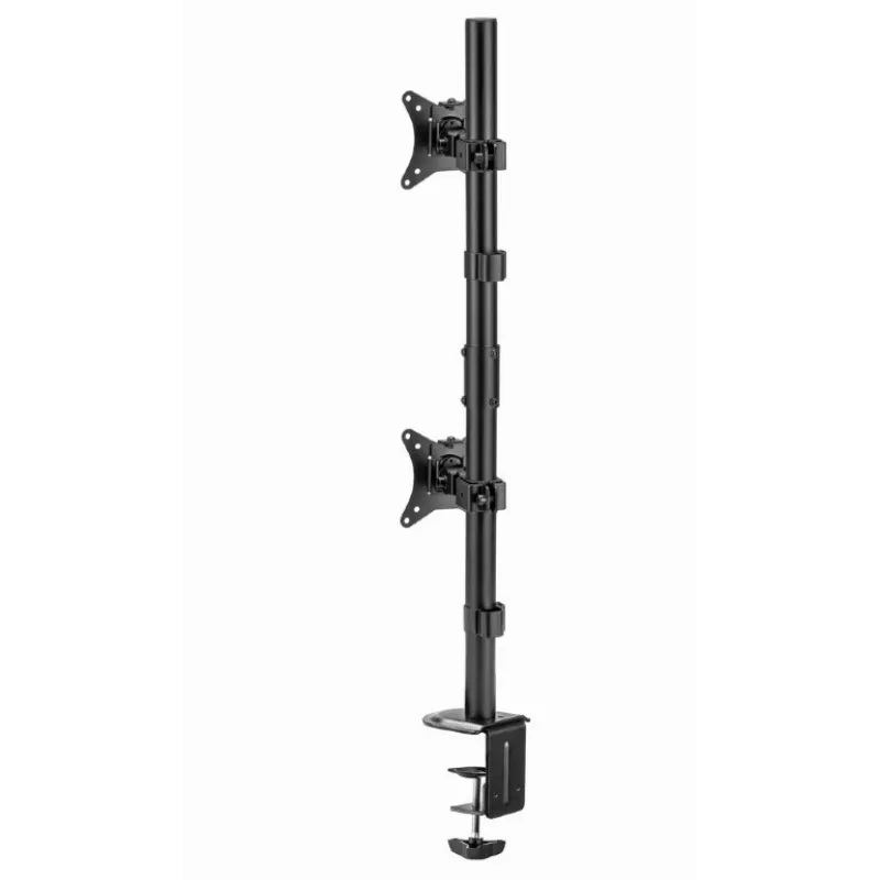 Suporte de monitor Gembird MA-D2-02, braço de monitor de secretária, capacidade máxima 9 kg
