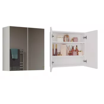 Armário de casa de banho Topeshop POLA 2DL BIEL branco