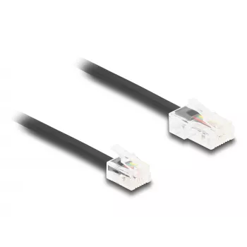 Cabo telefónico DeLOCK ficha RJ45 para ficha RJ11 preto 3 m