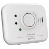 Detetor de monóxido de carbono FireAngel NM-CO10X modelo com interface com interface com fios para segurança doméstica