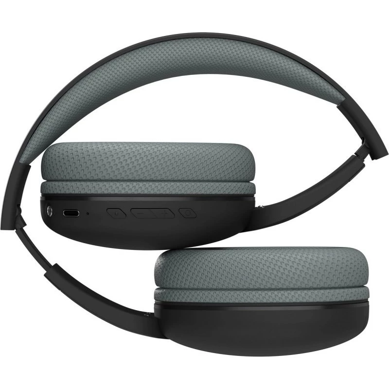 Defender FreeMotion B480 63480 auscultadores sem fios supra-auriculares, Bluetooth 5.3, USB-C, AUX, microSD, até 14 h, 20-20000 Hz, pretos