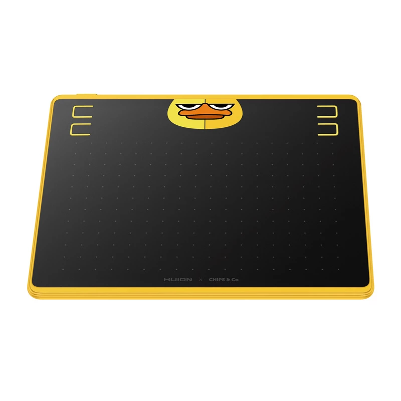 Mesa digitalizadora com caneta HUION HS64 Special Edition preto amarelo