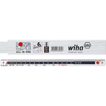 Ferramenta de medição de fibra de vidro Wiha 410 2007 2000 mm