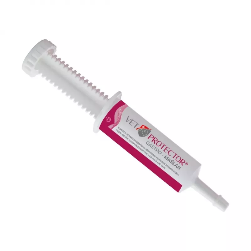 Suplemento líquido de suporte intestinal JM Sante VET PROTECTOR Gastro Butyrate 60 ml para cães e gatos, suplemento alimentar, sem soja, sem glúten