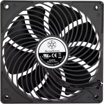 Ventoinha de caixa SilverStone Air Penetrator 120i Pro 120mm - Preto