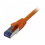 Cabo patch RJ45 Synergy 21 CAT6A 500 MHz 0,5 m laranja S-STP S/FTP componentes testados AWG26 - Cabo - Rede
