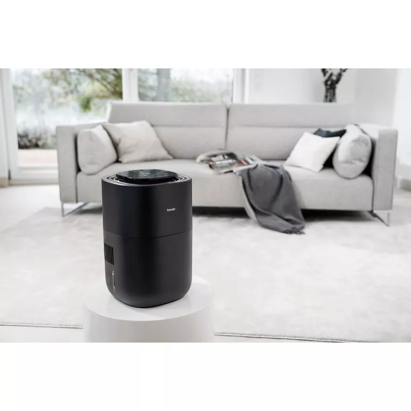 Humidificador Beurer LB 200 preto com depósito de água de 200 ml