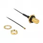 Cabo coaxial DeLOCK 0,2 m RP-SMA/MHF IV