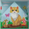 Conjunto de pintura Ravensburger CreArt Do it together — modelo gatos, conjunto de pintura em conjunto