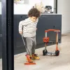 Carrinho de limpeza infantil CASDON Henry, vermelho – brinquedo doméstico para jogo simbólico