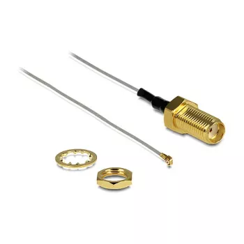 Cabo coaxial DeLOCK 88812 0,2 m MHF III (I-PEX) SMA cinzento