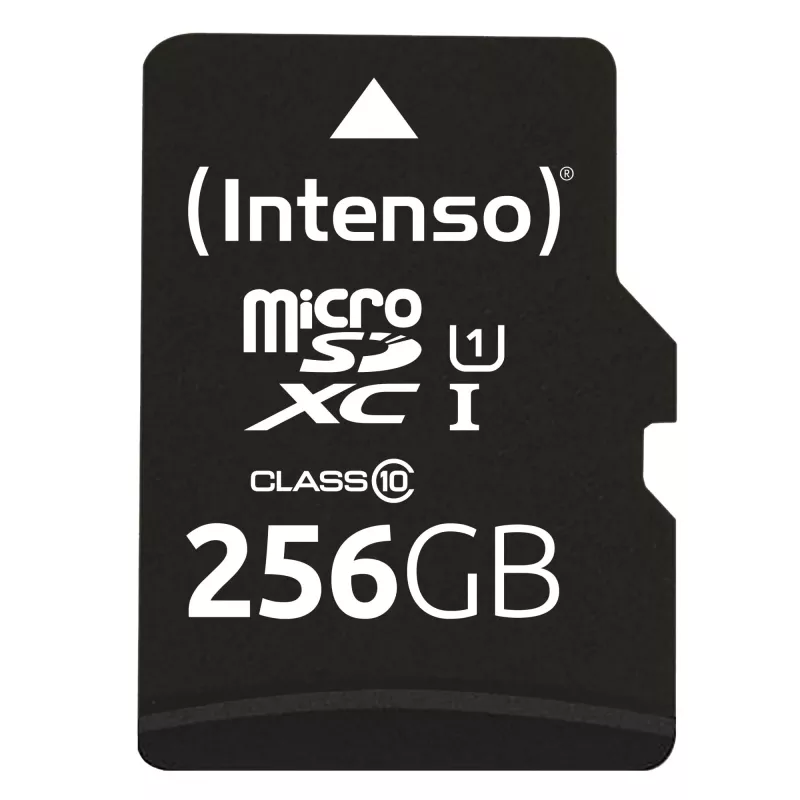 Memória flash Intenso 256 GB UHS-I microSD Performance Classe 10