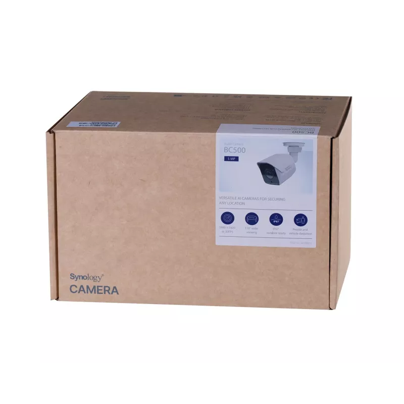 Synology BC500 Câmara de segurança Câmara de vigilância IP Bullet Interior e exterior 2880 x 1620 píxeis Parede
