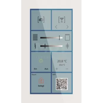 MDT KNX Glass Touch Smart Plus 6 polegadas BE-GTSP6TW.01S (BE-GTSP6TW.01S)