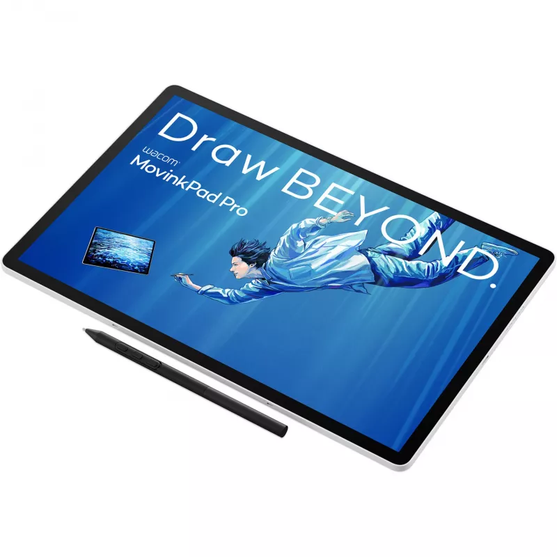 Wacom MovinkPad Pro 14, com fios e sem fios, 5080 lpi, 302 x 189 mm, USB/Bluetooth, 1 cm, caneta