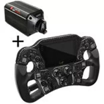 Volante Asetek SimSports Invicta Formula - preto + The Forte Wheelbase (18 Nm)