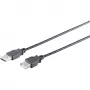 Cabo USB S/CONN 13-24045 USB 2.0 3 m preto