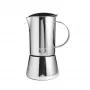 Máquina de café expresso Adler AD 4419 — caixa em aço inoxidável, tamanho compacto