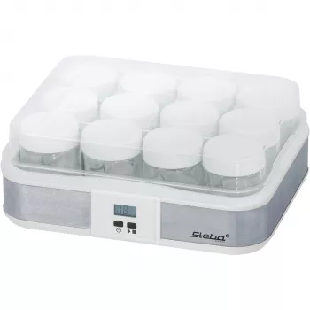 Iogurteira JM 2, máquina de iogurte aço inoxidável/branco