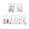 Suporte de parede para TV/monitor Maclean MC-417 totalmente articulado 13-32 30kg máx. VESA 100x100 preto com pintura em pó suporte universal ajustável distância à parede ajustável rotativo inclinável
