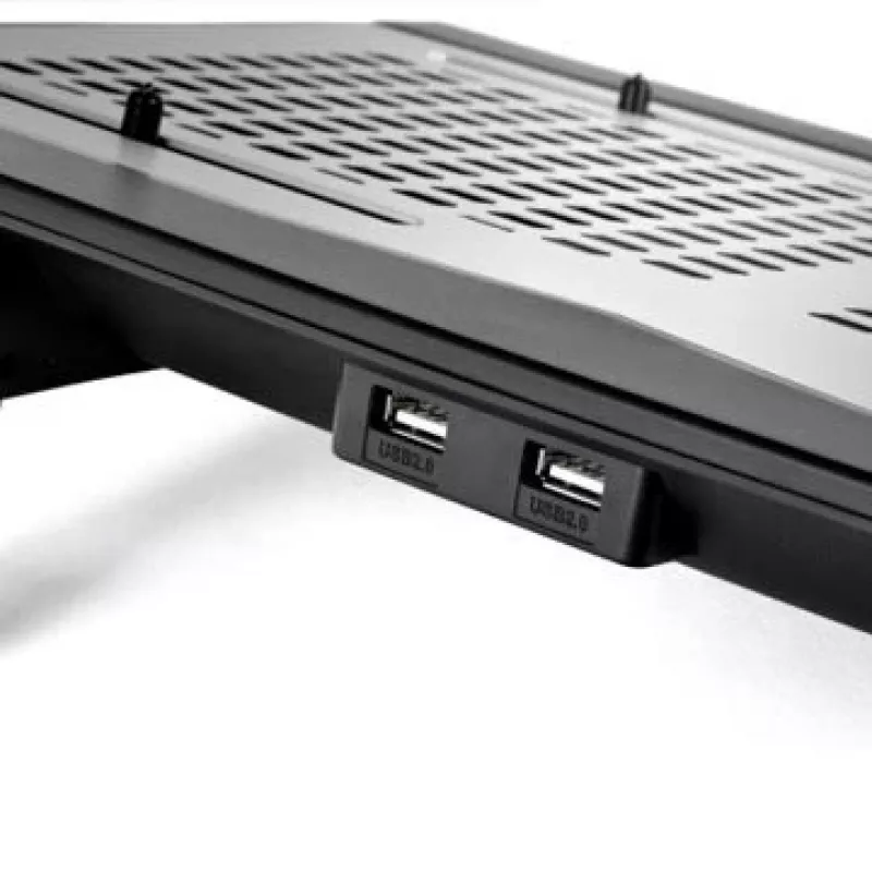 Thermaltake Massive TM Base de refrigeração para portátil, 2 ventoinhas de 120 mm, CL-N002-PL12BL-A