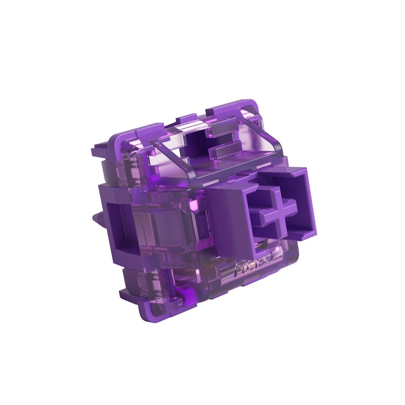 Akko V3 Pro Lavender Purple interruptor mecânico, 5 pinos, tátil, haste MX, 40 g, 45 unid.
