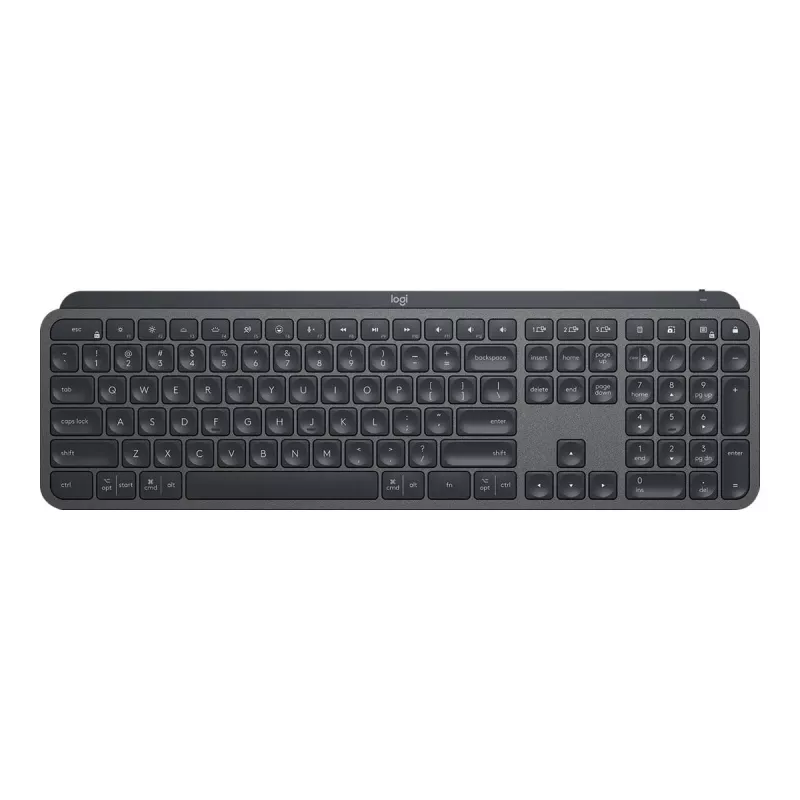 Logitech MX Keys Combo for Business - conjunto teclado e rato - retroiluminado - sem fios - Bluetooth LE - QWERTY - GB - grafite