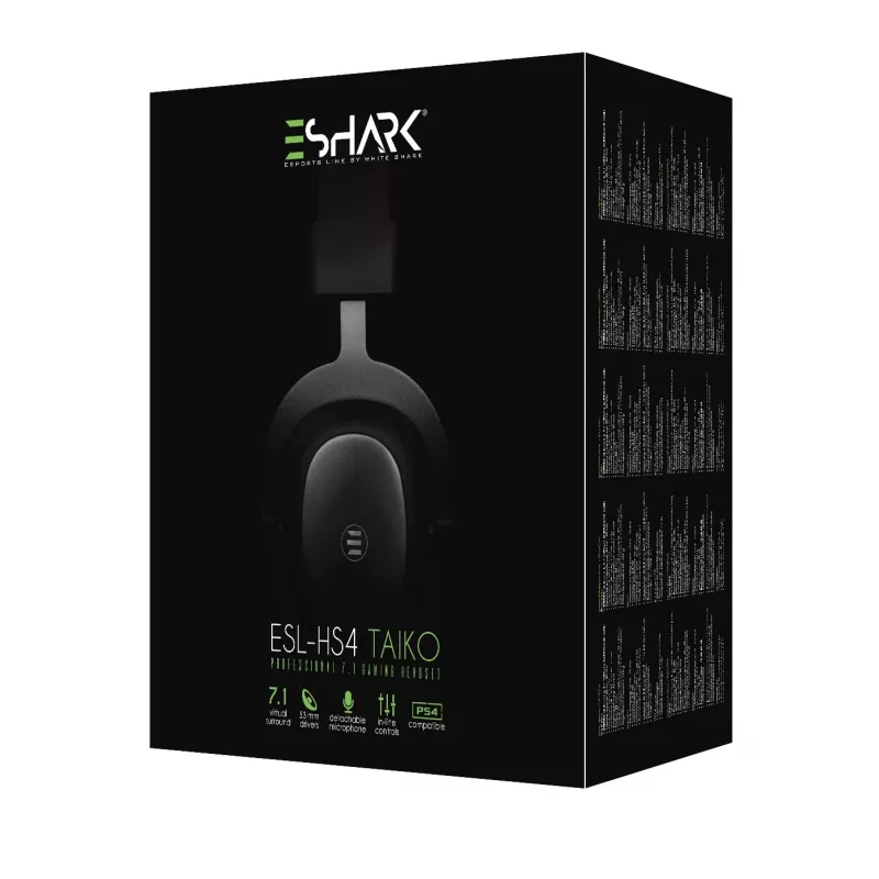 White Shark Premium Line ESL-HS4 Auscultadores Gaming TAIKO