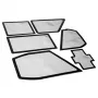 Filtro de poeira DEMCiflex 0476 para NZXT Phantom 530, preto, pack de 6